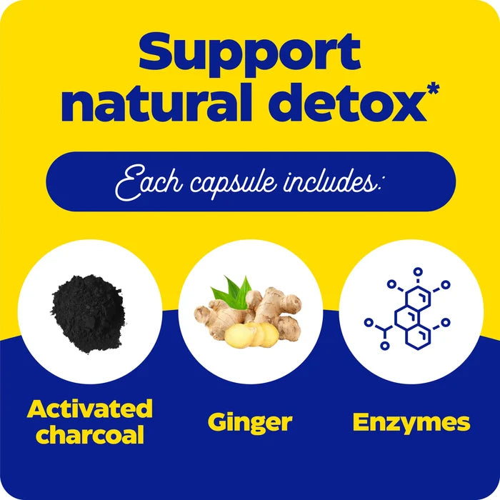 what each capsule of activated charcoal contais