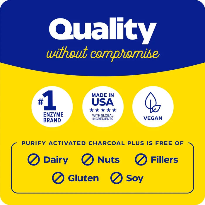 quality without compromise with activated charcoal