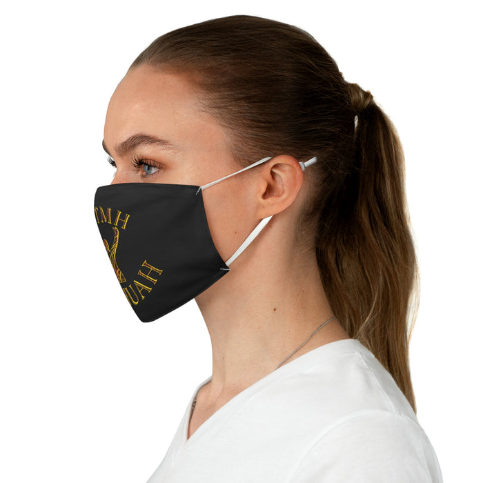 All Praise The Most High Yahuah (01–01) | Fabric Face Mask | Black