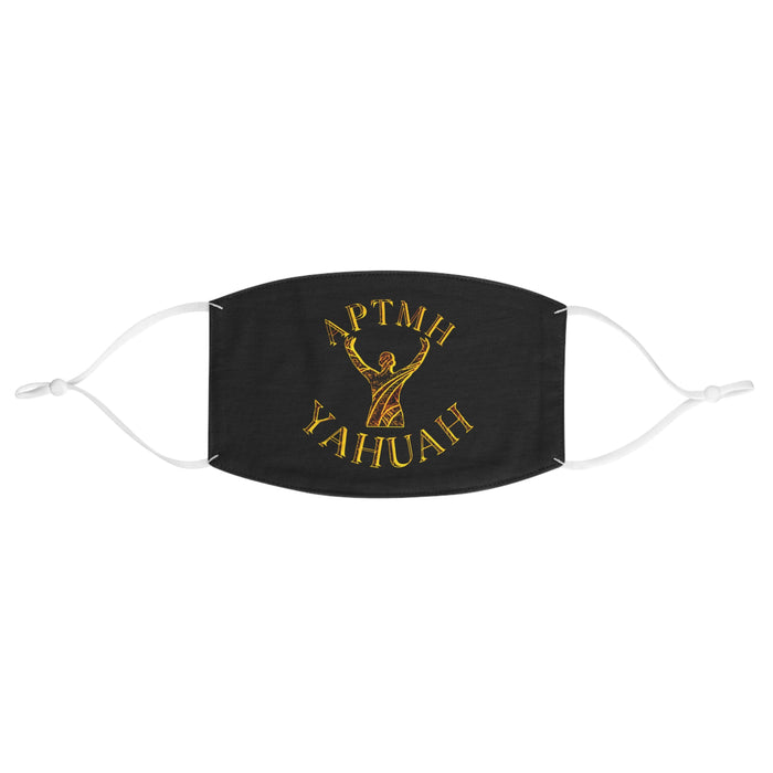 All Praise The Most High Yahuah (01–01) | Fabric Face Mask | Black