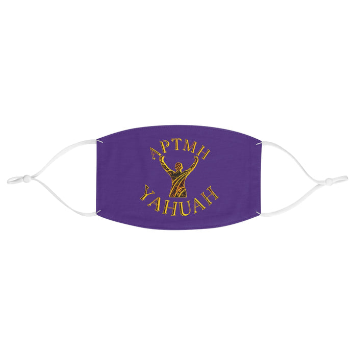 All Praise The Most High Yahuah (01–01) | Fabric Face Mask | Purple