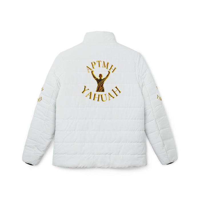All Praise The Most High Yahuah (01–01) | Women's Puffer Jacket | White