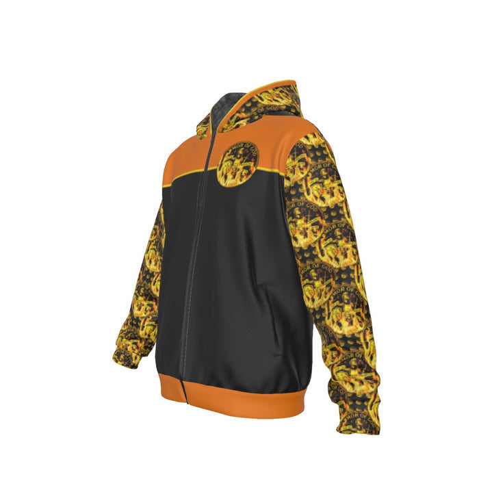 ARMOR OF GOD (01) | Men's Sherpa Fleece Zip Hoodie