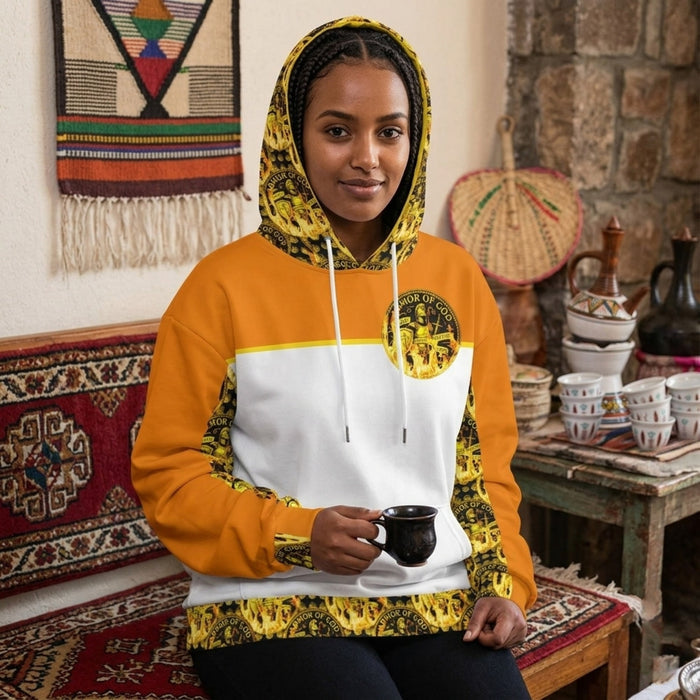 ARMOR OF GOD (01) | Women's Drop-Shoulder Hoodie
