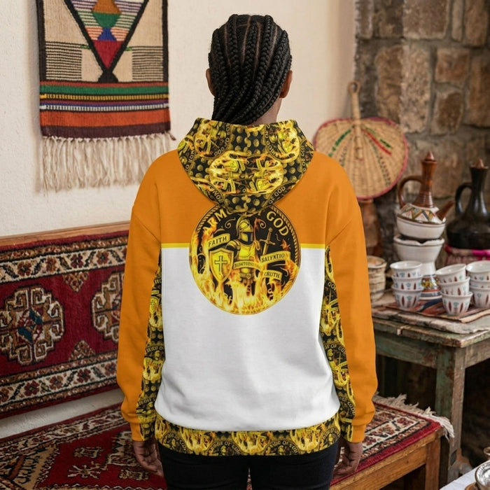 ARMOR OF GOD (01) | Women's Drop-Shoulder Hoodie