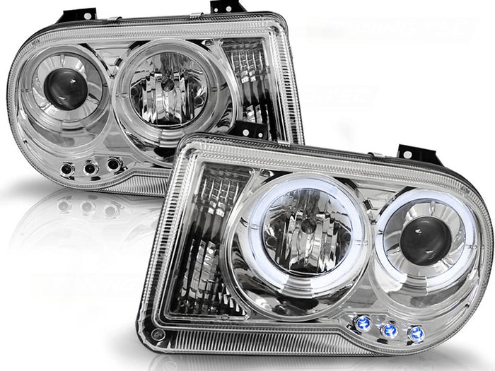 CHRYSLER 300C 05-10 ANGEL EYES CHROME
