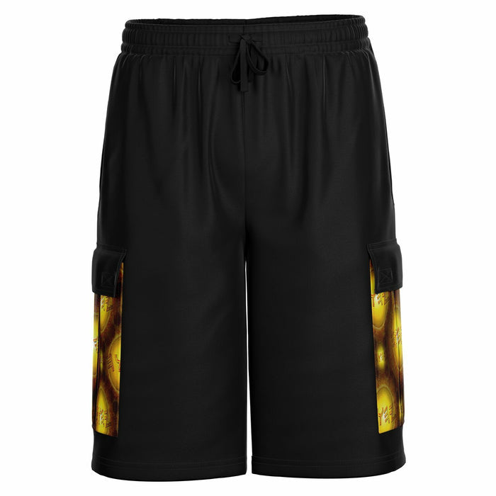 Creator Yahuah (01–02): Sun, Earth & Fire | Unisex  Heavyweight Cargo Shorts