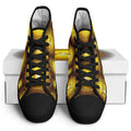 Creator Yahuah (01–02): Sun, Earth & Fire | Unisex High-Top Canvas Shoes
