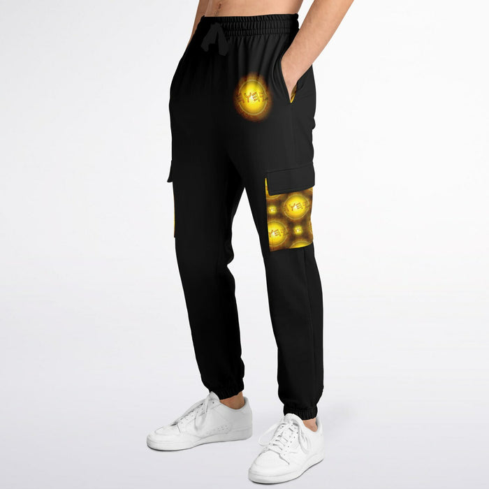 Creator Yahuah (01–02): Sun, Earth & Fire | Unisex Triblend Fleece Cargo Joggers