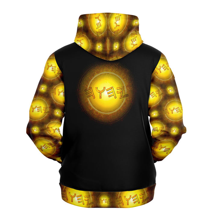 Creator Yahuah (01–02): Sun, Earth & Fire | Unisex Triblend Fleece Hoodie