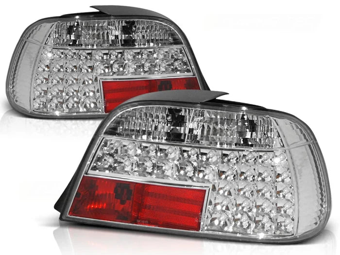 Feux arrière à LED chromés compatibles BMW E38 06.94-07.01