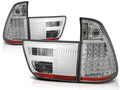 Feux arrière à LED chromés compatibles BMW X5 E53 09.99-10.03