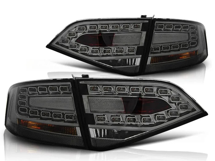 Feux arrière à LED fumés compatibles avec Audi A4 B8 berline 08-11