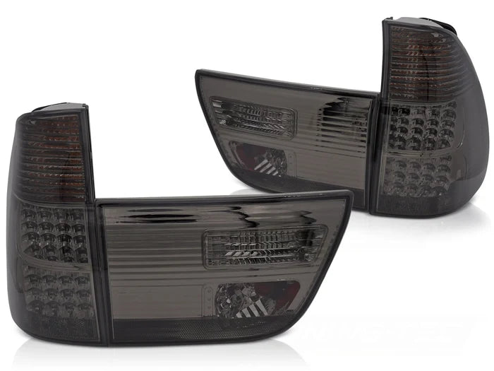 Feux arrière à LED fumés compatibles avec BMW X5 E53 09.99-10.03