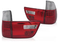 Feux arrière à LED rouge et blanc compatibles avec BMW X5 E53 09.99-10.03