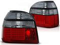 Feux arrière à LED rouge fumé compatibles avec VW Golf 3 09.91-08.97