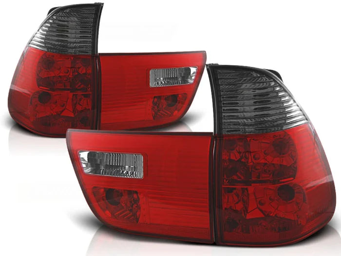 Feux arrière fumés rouges compatibles BMW X5 E53 99-06