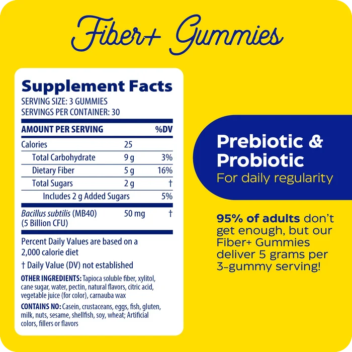 Fiber+ Gummies