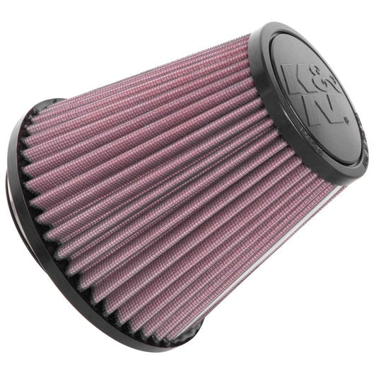 Filtre à air universel K&N à fixation par collier - 3-1/4" FLG, 5-3/4" B, 3-1/2" T, 5-7/16" H (RU-1637) - RU-1637