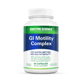 A bottle of Enzyme Science GI Motility Complex dietary supplement with 60 capsules, for gastric emptying and healthy motility, with artichoke leaf and ginger as ingredients.