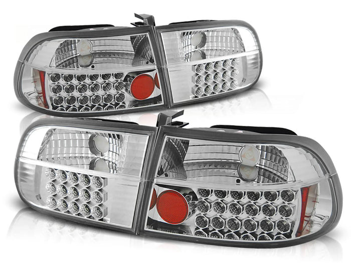 HONDA CIVIC 09.91-08.95 2D/4D LED CHROMÉES