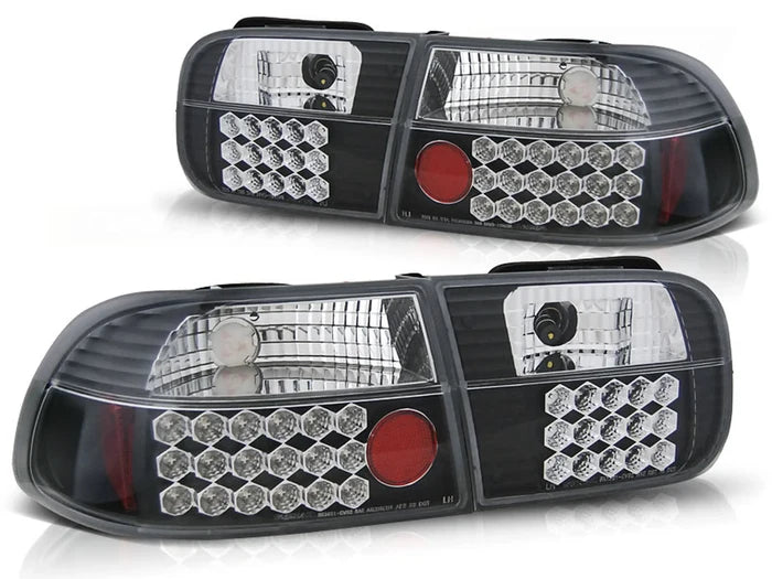 HONDA CIVIC 09.91-08.95 2D/4D LED NOIRES