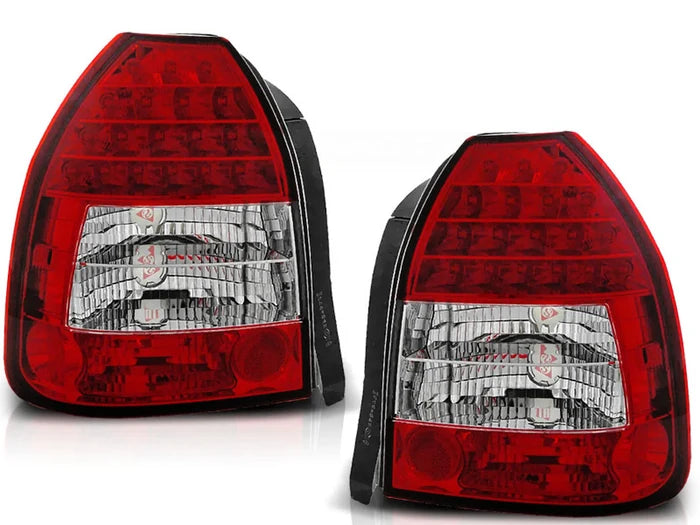 HONDA CIVIC 09.95-02.01 LED 3D ROUGE ET BLANCHE