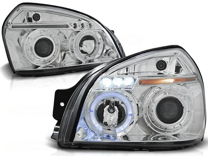 HYUNDAI TUCSON 07.04-10 ANGEL EYES CHROME