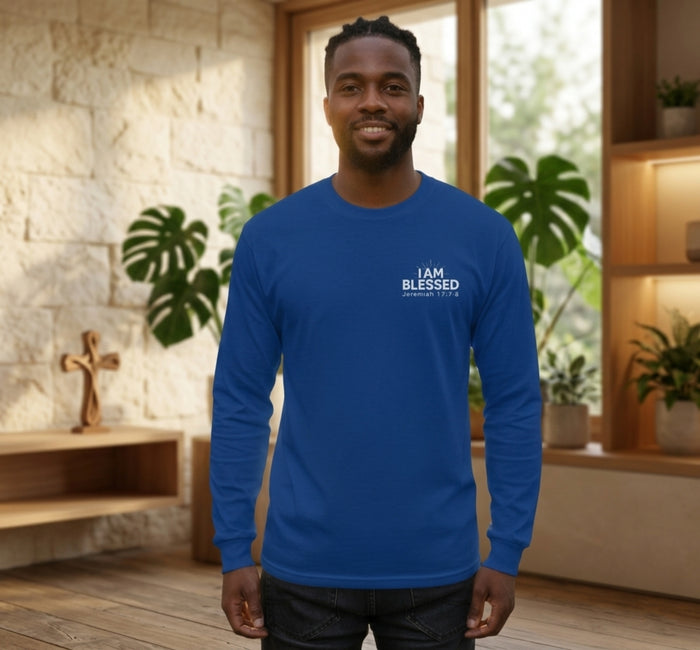 I AM BLESSED (01–01) | Unisex Long Sleeve T-Shirt | 4 Colors
