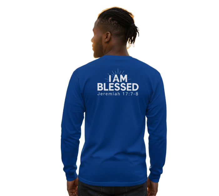 I AM BLESSED (01–01) | Unisex Long Sleeve T-Shirt | 4 Colors