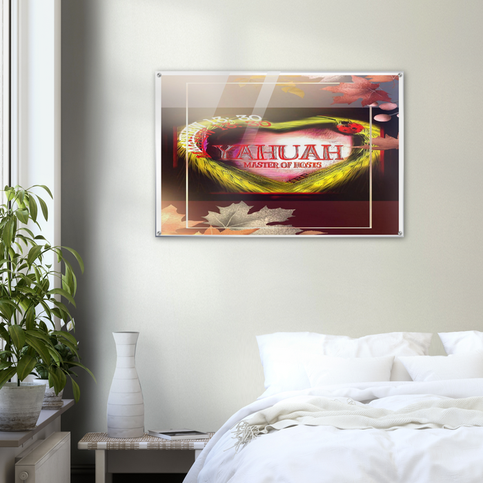 I love Yahuah, Master of Hosts | Horizontal Acrylic Print | 2 Sizes