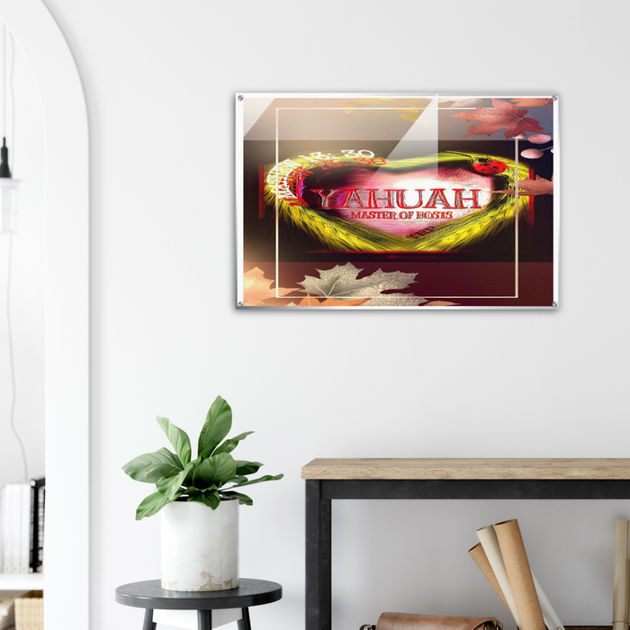 I love Yahuah, Master of Hosts | Horizontal Acrylic Print | 2 Sizes