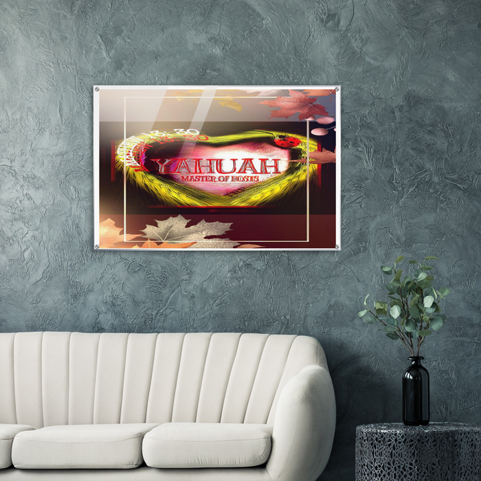 I love Yahuah, Master of Hosts | Horizontal Acrylic Print | 2 Sizes