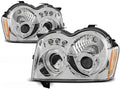 JEEP GRAND CHEROKEE 05-08 ANGEL EYES CHROMÉ
