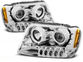JEEP GRAND CHEROKEE 99-05.05 ANGEL EYES CHROMÉ
