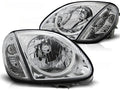 Phares chromés compatibles avec Mercedes R170 SLK 96-04