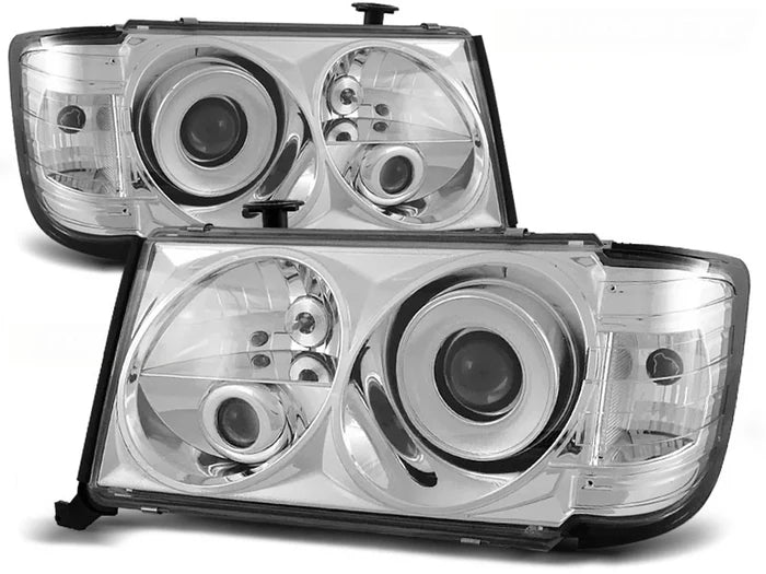 PHARES CHROMÉS pour MERCEDES W124 E-KLASA 05.93 - 06.95