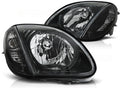 Phares noirs compatibles avec Mercedes R170 SLK 04.96-04