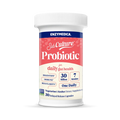 Enzymedica Probiotic supplement container on a white background subculture probiotic for daily gut health that holds 30 delayed release capsules