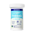 A bottle of Enzymedica Subculture Probiotic for mood with label detailing the product as a dietary supplement for digestion and immune health, with 50 billion CFU, 8 strains, and 30 capsules.