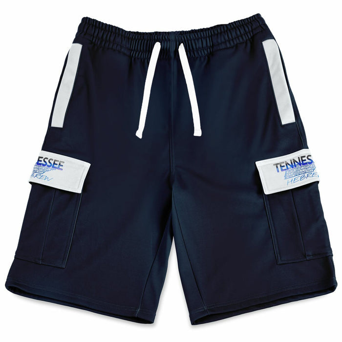 Tennessee Hebrew (01–02): The Cobalt Alloy | Unisex Heavyweight Cargo Shorts
