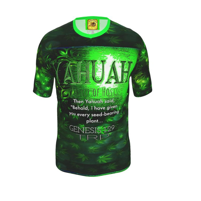 Yahuah—Green Host: The Genesis Mandate (01) | Men's Jersey T-Shirt