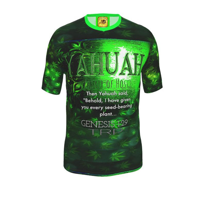 Yahuah—Green Host: The Genesis Mandate (01) | Men's Jersey T-Shirt
